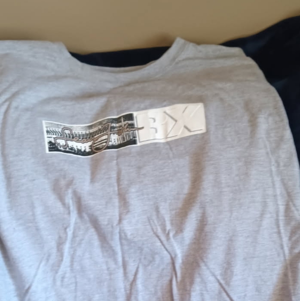 Sean John Gray Graphic Men's Long Sleeve T Shirt